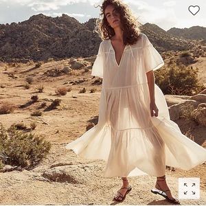 J. Crew Cream Maxi Dress